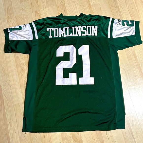 Ladanian Tomlinson New York Jets #21 Reebok Stitched NFL Jersey (Size:50) - Picture 2 of 5